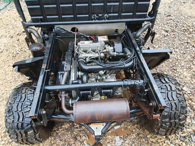 Wydech Kawasaki Mule 4010 Diesel 3010 Serwis części Naprawa Silnik wał