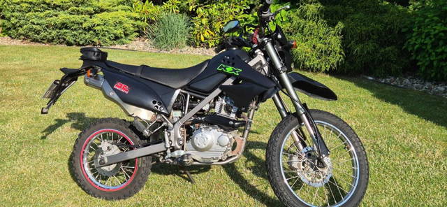 Kawasaki d-tracker/KLX 125 przebieg 5735 km, zarejesrowany w PL, A1/B