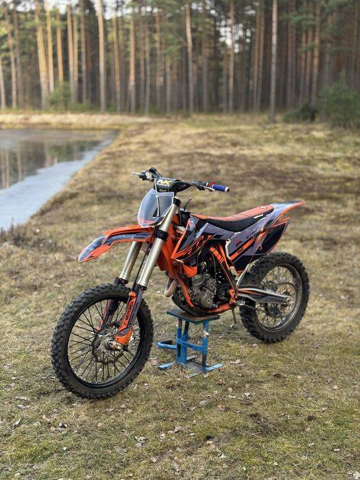 Ktm sxf 250 swiezo po remoncie
