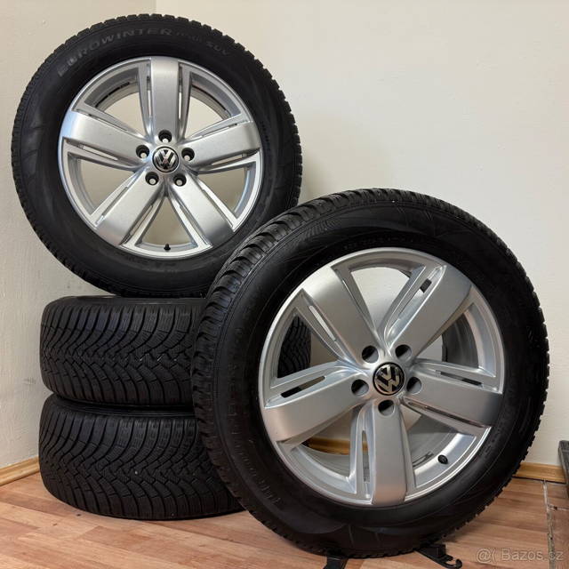 VW AMAROK 5x120 R19 ET43+ZIMNÍ 255/55R19 8mm
