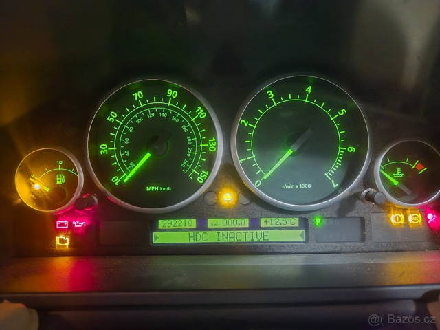 Range Rover L322 budíky tachometr