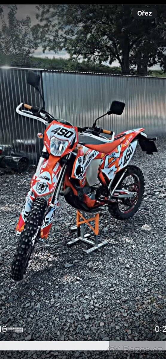 Ktm exc 450 ccm 2016