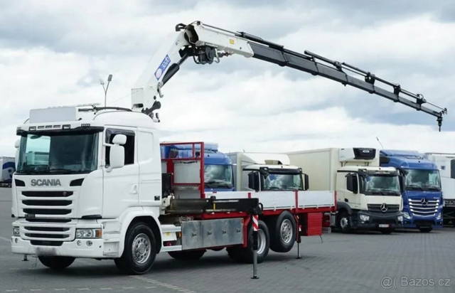 Scania G 490 - 6x2 - Valník + HR-HMF 3220 K7