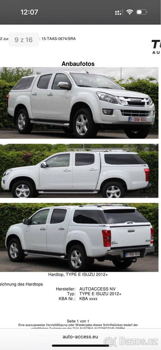 Hardtop isuzu