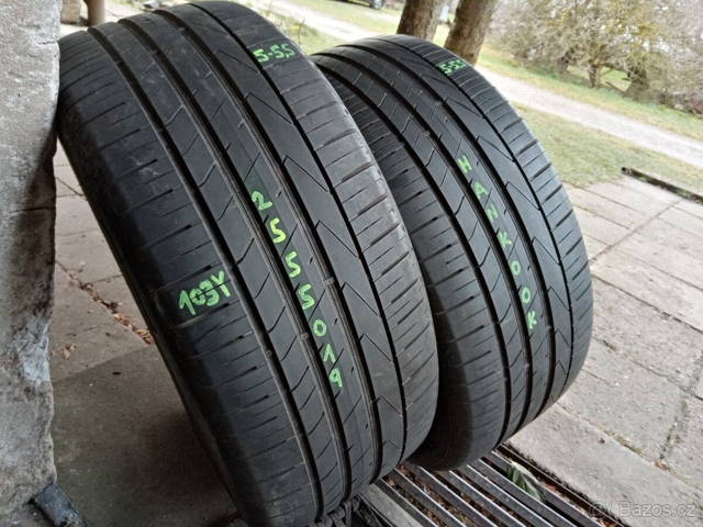 Letní pneu 2kusy 255/50/19 vzorek 75% HANKOOK - dobírka