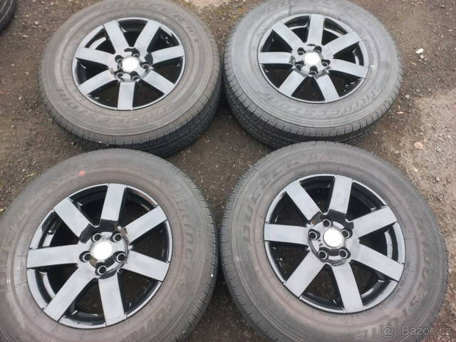 Prodám sadu Orig ALU kol Jeep 255/70R18 celoroční