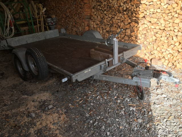 Přívěsný vozík 162x302 na čtyřkolku a zahradní techniku