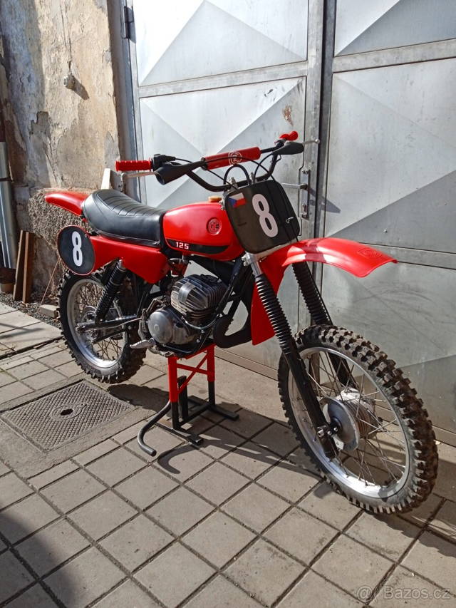 ČZ 125/516-Závodní motocross