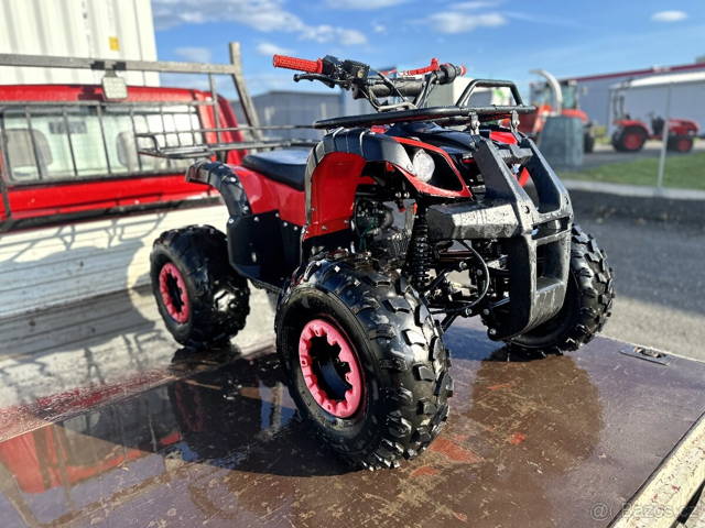 Dětská čtyřkolka 125cc Hummer RS Deluxe červená