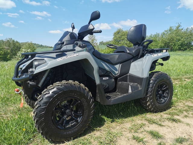 CAN AM OUTLANDER L 570 MAX 2021,najeto pouze 398km