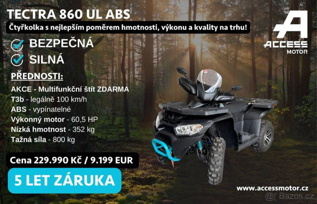 Čtyřkolka ACCESS MOTOR Tectra 800ccm Předváděcí