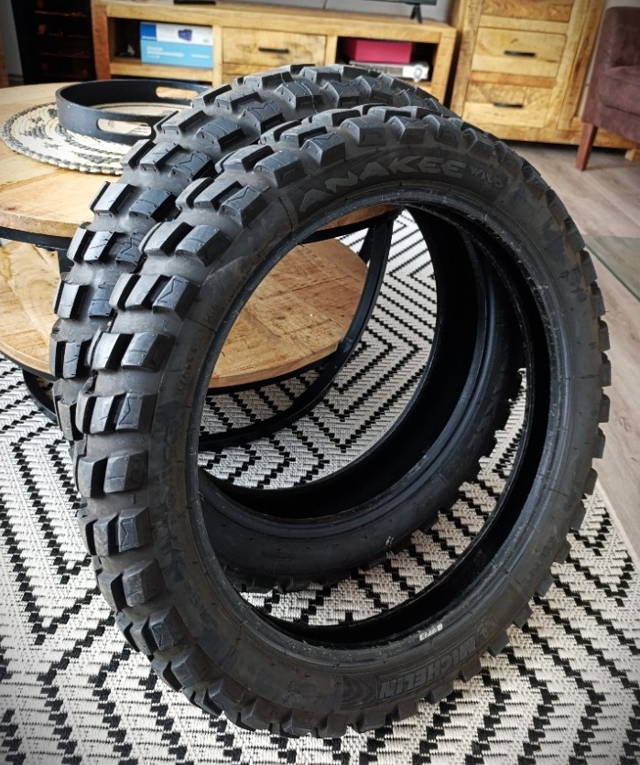 Michelin Anakee Wild SADA 110/80/R18 150/70/R17 zánovní