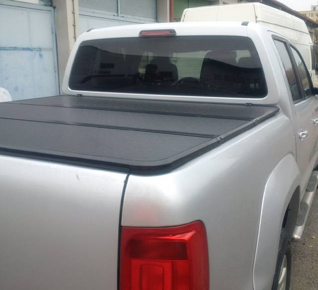 Kryt korby na Volkswagen Amarok - černý, hliník, 3 dílny
