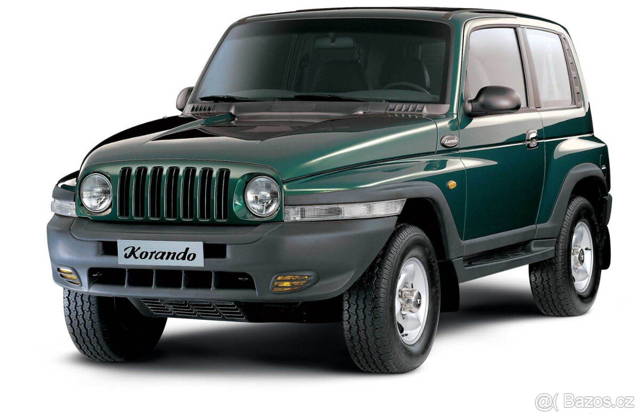 Korando 4x4, klima, tažné, nová STK