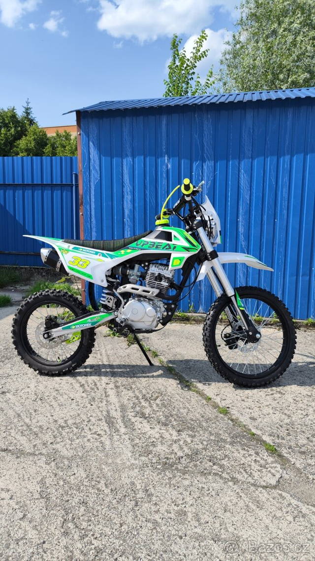 Pitbike UPBEAT 250cc 19/16“ E-START zelený