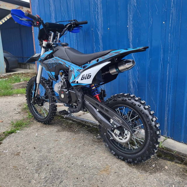 Pitbike XTR616 125cc 4t 17/14 E-START modrá