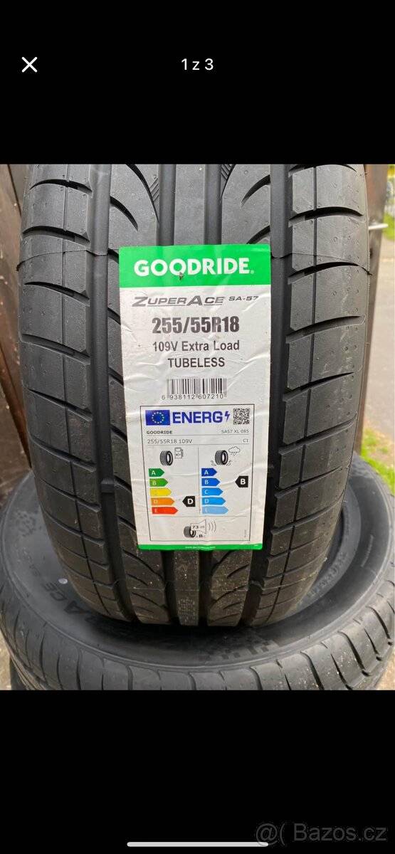 ///////NOVE LETNE PNEU GOODRIDE 255/55 R18//BMW AUDI ŠKODA V