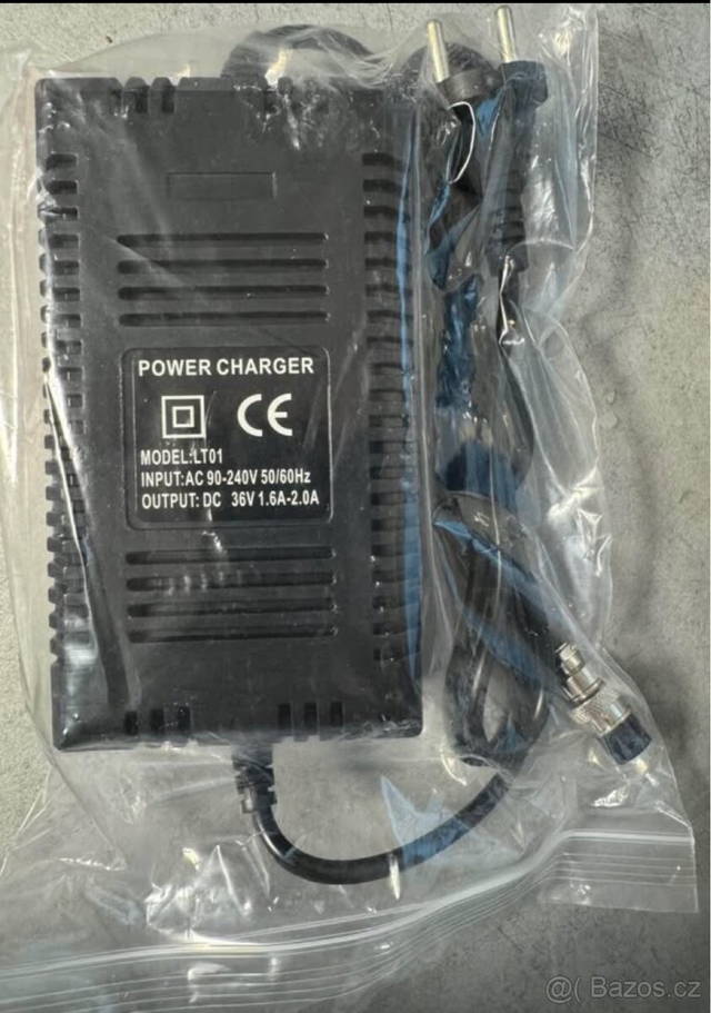 Nabíječka elektrická čtyřkolka/motorka/skútr 36v 1,6-2,0 A