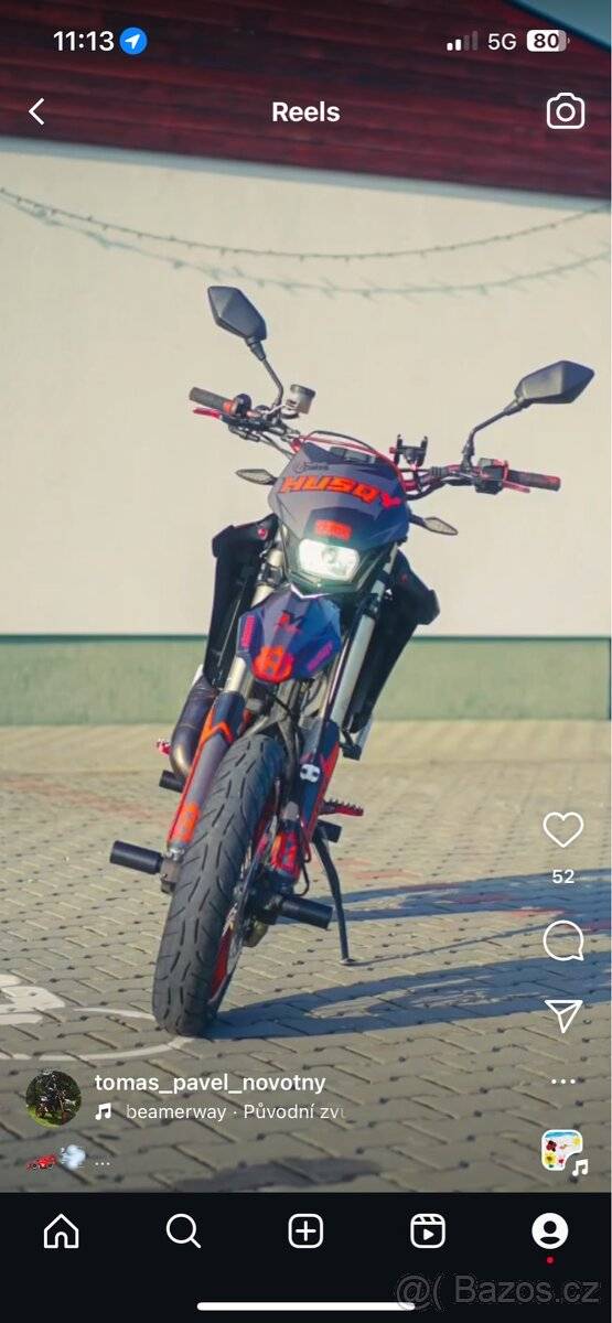 Husqvarna sm 125 kit155ccm