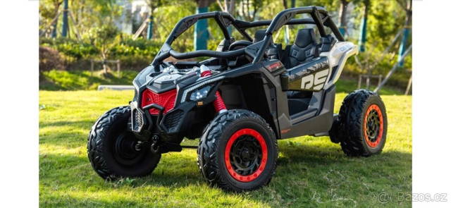 Dětská elektrická Buggy CAN-AM Maverick 800W, 2x24V 7Ah