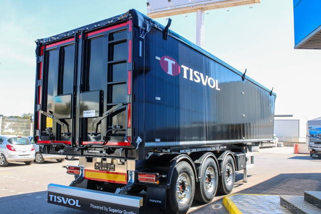 Sklápěcí návěs -Tisvol S3N 52m3, 5680kg, Ihňed k odberu