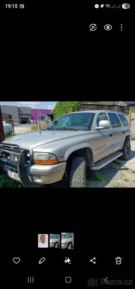 Prodám Dodge Durango 5.9 4x4 LPG