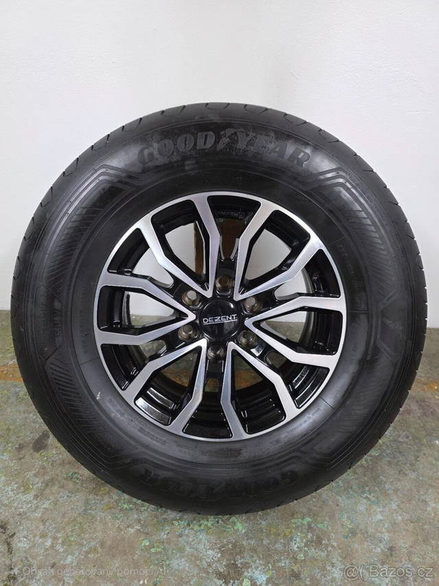 6x139,7 R17 Dezent s letni pneu 285/65 R17
