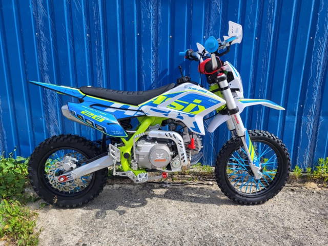 Pitbike ASIX XB28 110ccm poloautomat 14/12 E-START zelená