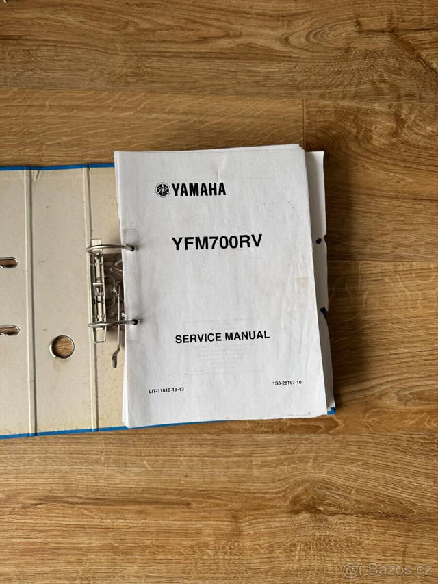 Yamaha raptor 700 - Manual kompletni