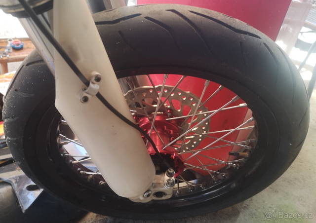 Sada kol Supermoto na Honda CRF 450X 2008