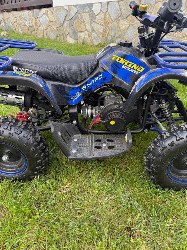 Dětská čtyřkolka Torino Deluxe 49cc e-start modrá
