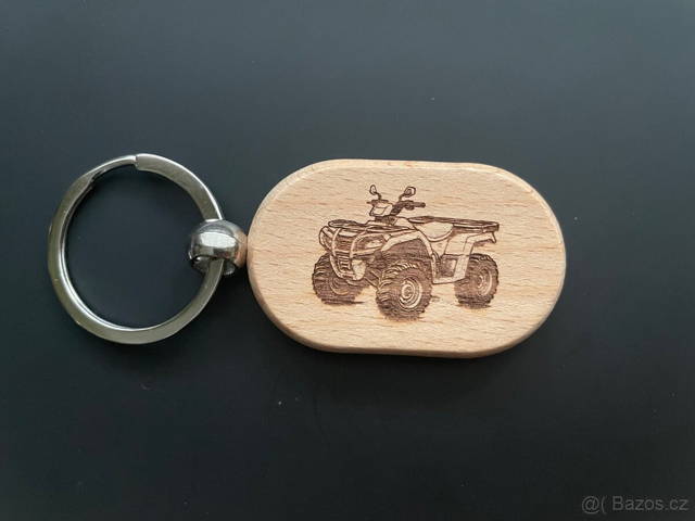 Dřevěná klíčenka ČTYŘKOLKA