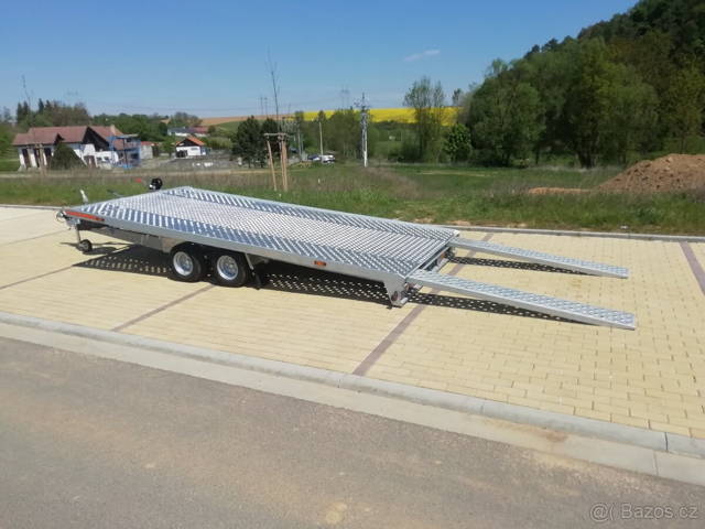 Sklopka hydraulika, ALU plocha 450x210cm, 2700/680kg, výbava