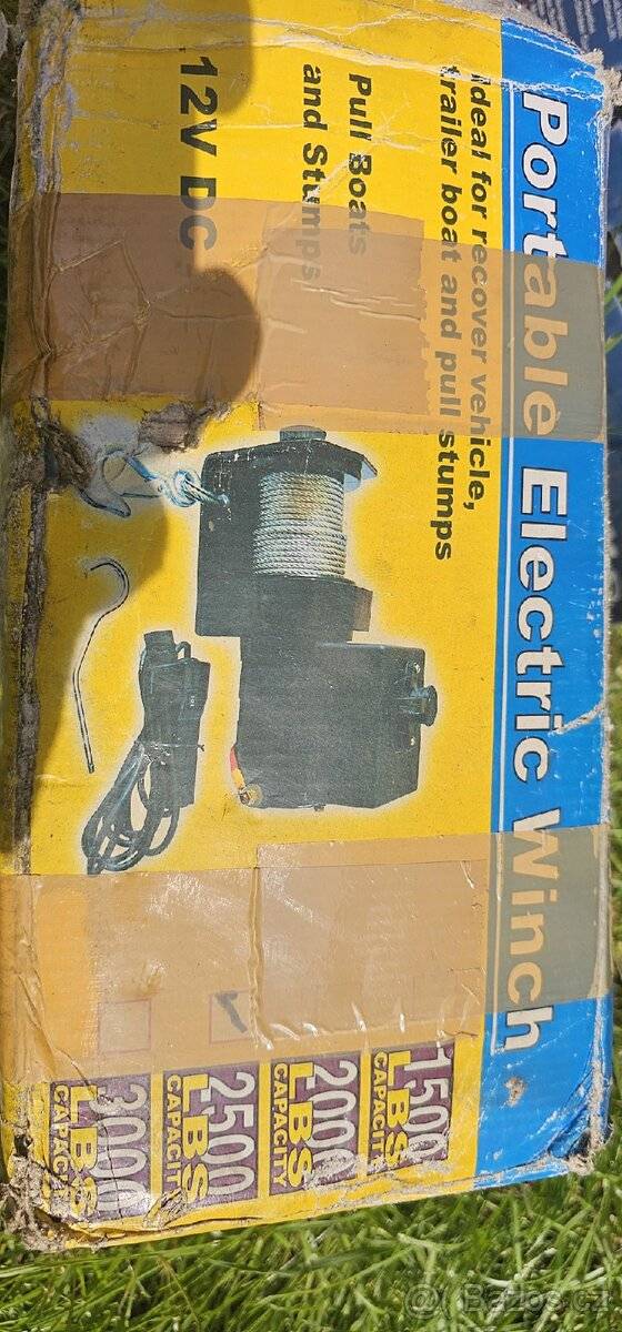 Elektricky naviják 12V 2500lbs nový