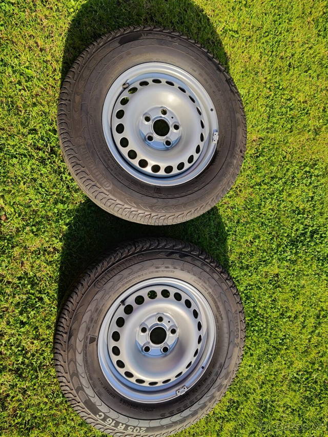 2 kola VW Amarok T5 T6 5x120 Continental 205 r16C
