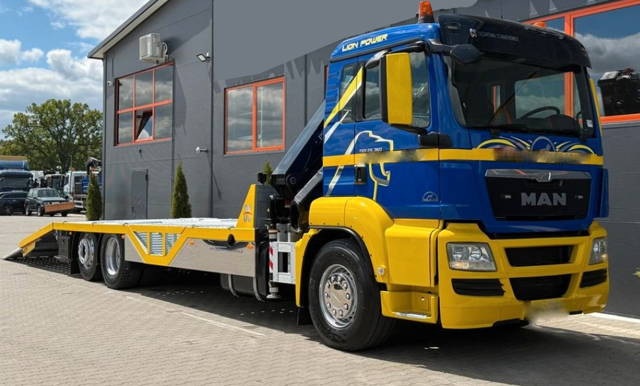 MAN TGS 26.360 - 6x2 – Odtahovka + HR-HMF 1420 K2 – EURO 5