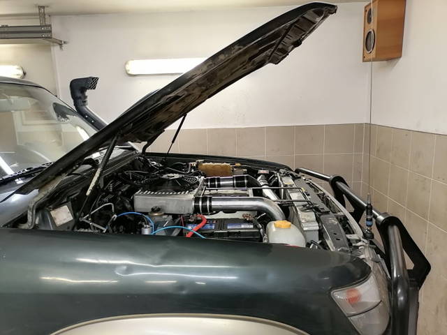 Nissan Patrol Y61 swap M57d3 + 6HP26X