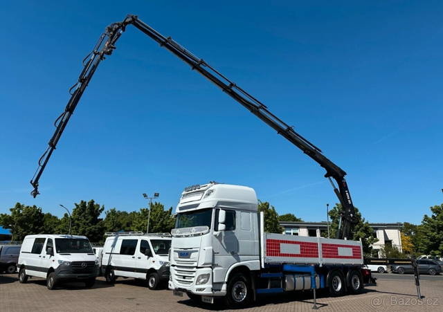 DAF XF 530 - 6x2 – Valník + HR-Hiab X-HiPro 352+Jib+Naviják