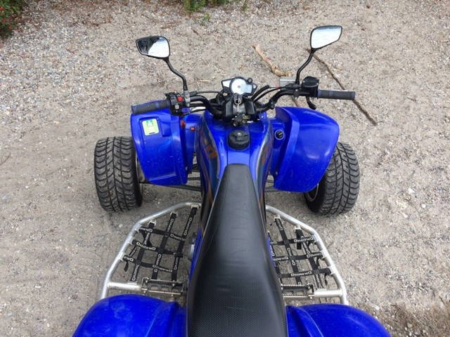 Yamaha Raptor 660 Quad Zugmaschine - tiefer - breiter