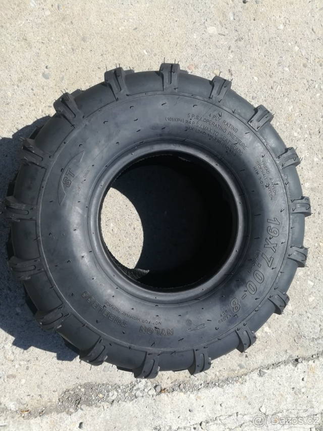 Prodám nové pneu 19x7x8