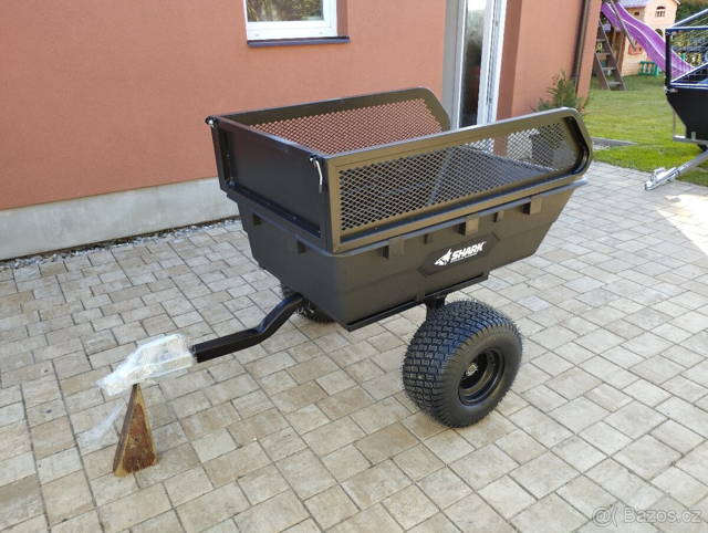Nový vozík za čtyřkolku :SHARK ATV TRAILER GARDEN 300 S BLAC