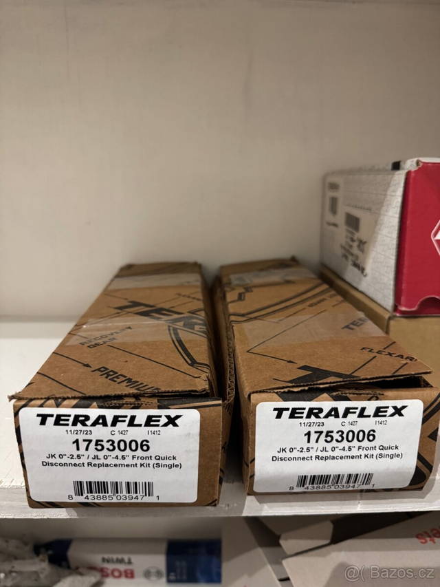 tyčky stabilizátorů teraflex na jeep wrangler JK a JL s