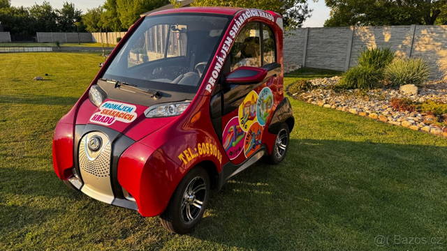 Elektro auto,elektro tříkolka,4 kolka ELBLESK
