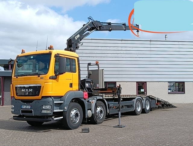 MAN TGS 35.360 - 8x2–Odtahovka+HR-Hiab 166 E-2 HIDUO 16 t/m