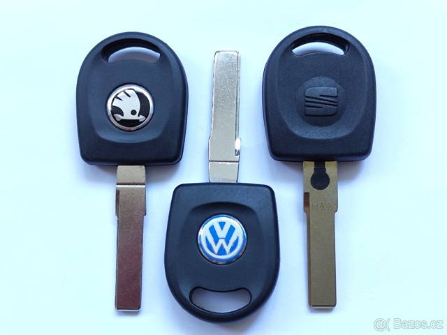 Klíč Škoda Volkswagen Audi Seat HU66 ID48