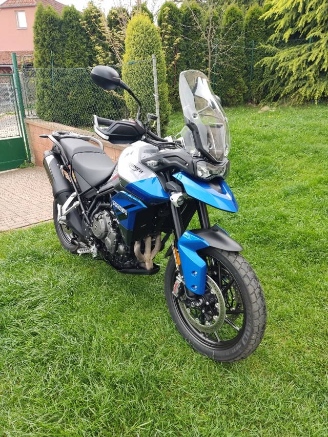 Triumph Tiger 850 Sport (2021) doplňky, QS, serviska, po ser