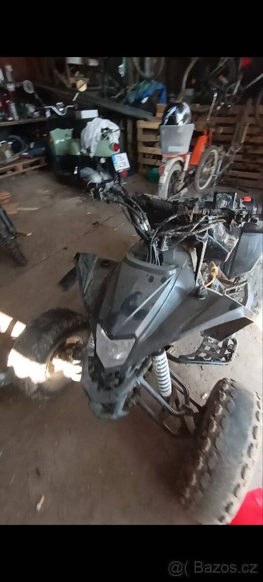 Pitbike 125, motor, čtyřkolka Hecht