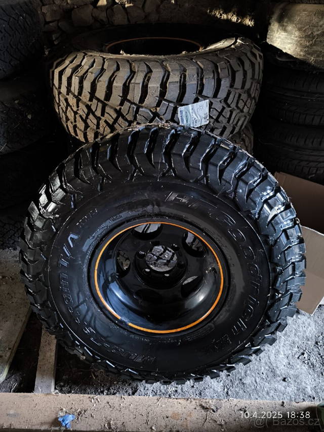 Prodám kompletní kola BFGoodrich Mud Terrain TA KM3