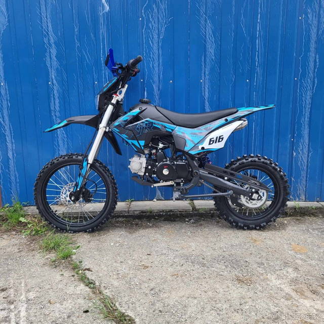Pitbike XTR616 125cc 4t 17/14 E-START modrá
