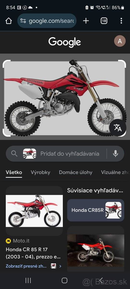 Honda cr 85